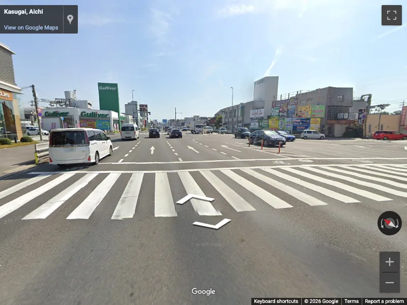 春日井市役所から 2