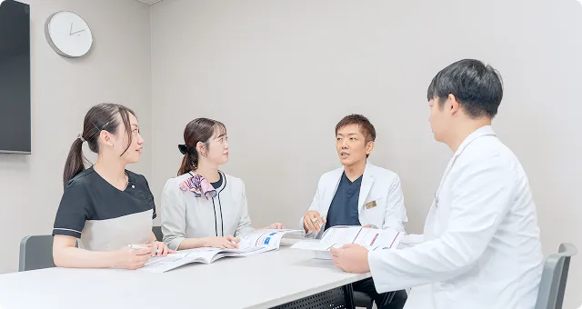 朝礼の様子