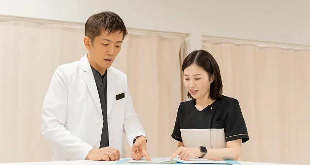 朝礼の様子